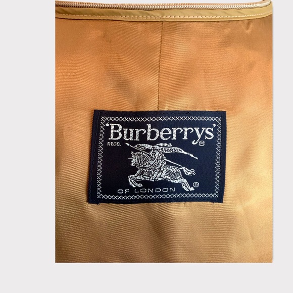 Size 16 Tall Extra Long Burberry Full Length Trench Removable Camel Wool Liner - Picture 10 of 14